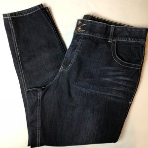 Lane Bryant women’s plus dark skinny jeans 22